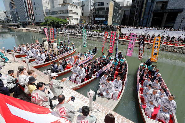 『六月博多座大歌舞伎』博多の初夏の風物詩「船乗り込み」4年ぶりに復活！